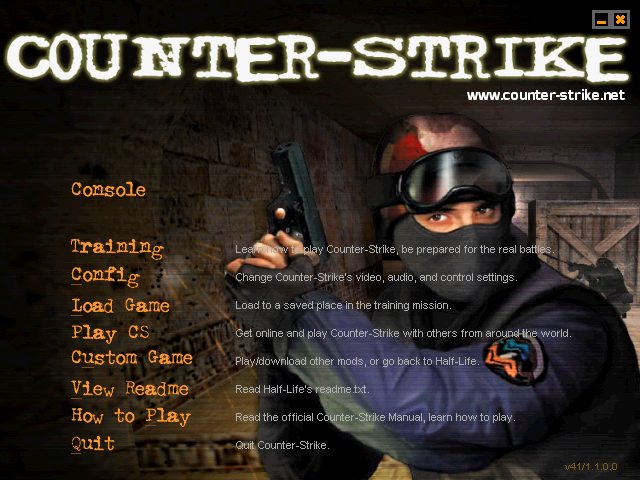 Counter Strike 1.1 Setup - Bản gốc